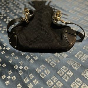 Authentic Gucci Handbag! Black with Gold Studs,